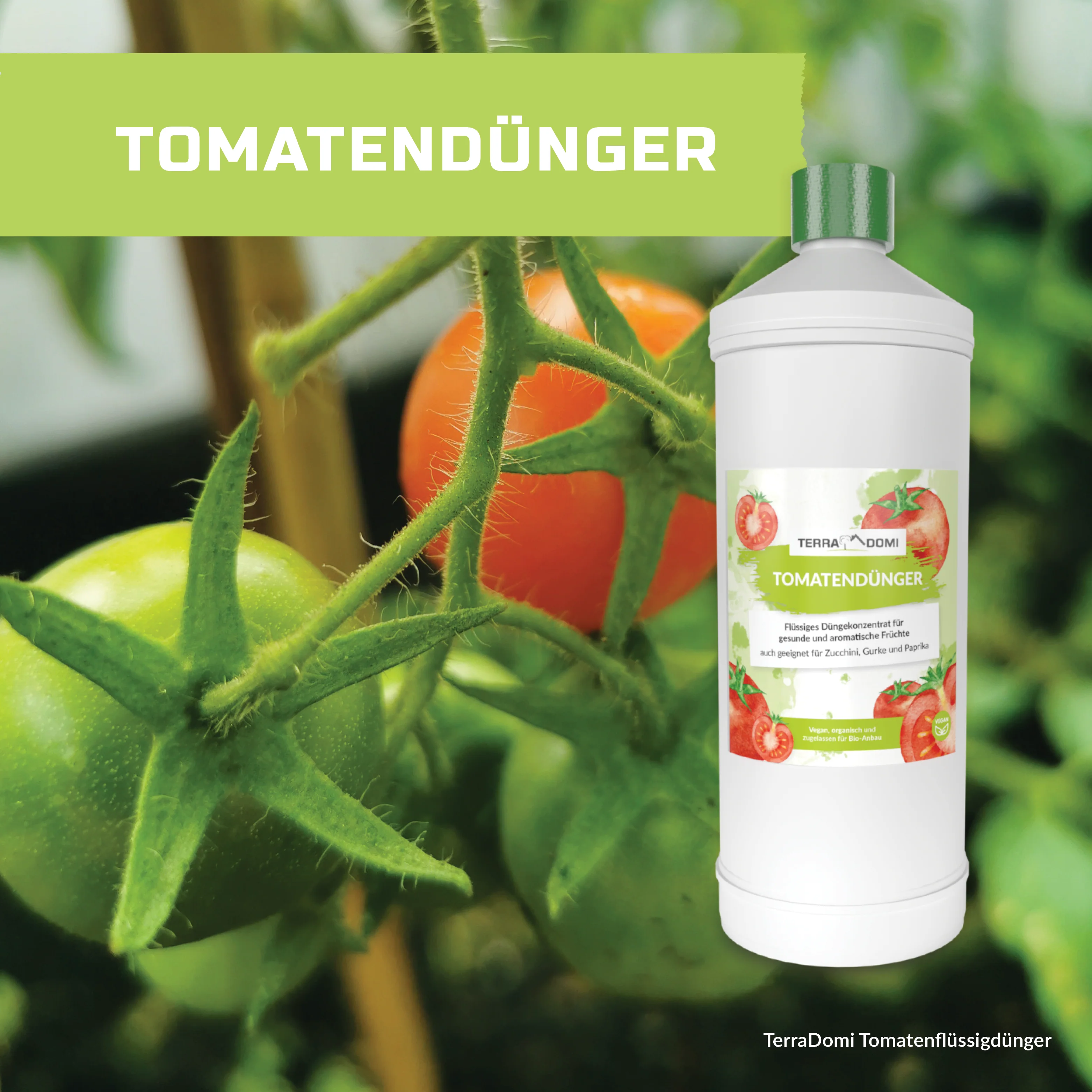 TerraDomi Tomatendünger 1 Liter Flüssigdünger Konzentrat - Image 7